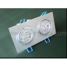 6W Aluminous Oxidation Wiredrawing LED Ceiling Lamp