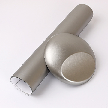 Brushed Silver Car Wrap