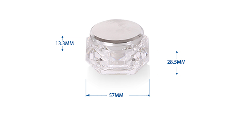 15 g Diamand Shape Cosmetic Cream Care Packaging