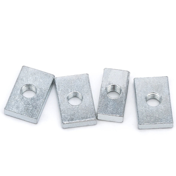Square and Rectangular Nut Sliders for Aluminum Profiles