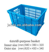 LD-620 plastic stackable turnover crate