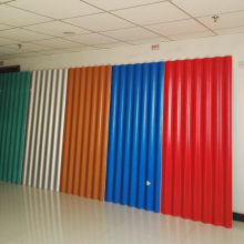 White Beige Glazed Corrugated MgO Roofing Sheets