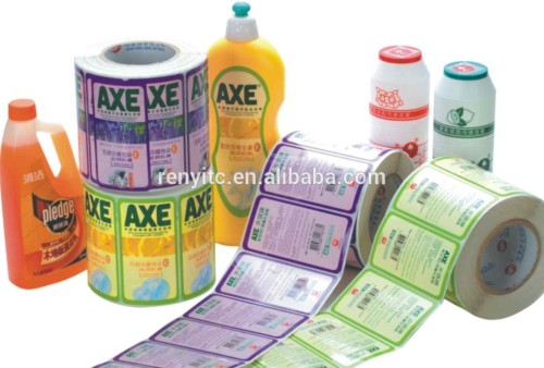 Cmyk colour logo roll design printer for aluminum label,adhesive sticker custom aluminum label