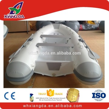 inflatable yacht tender with aluminum hull rigid tender boat