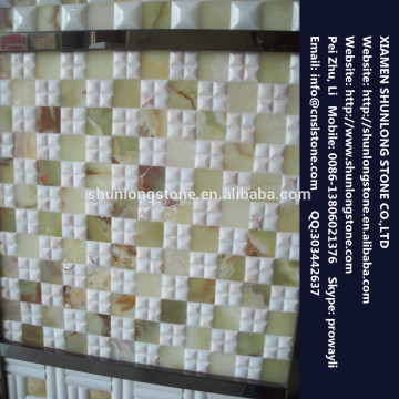 Onyx Marble mosaic tile,stone mosaic,onyx mosaic