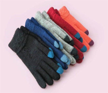 Wholesale knitted winter warm touch screen glove