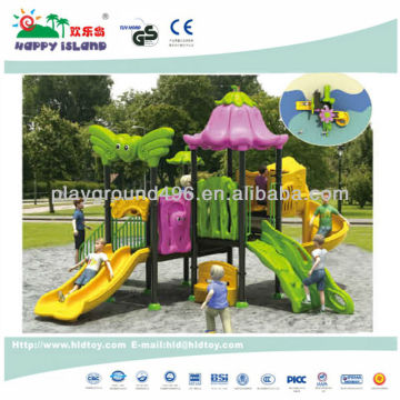 children outdoor playground tunnel slides