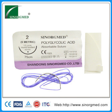 Disposable All Types Surgical Suture( PGA Suture, PDO Suture, Chromic Catgut Suture, Plain Catgut Suture)