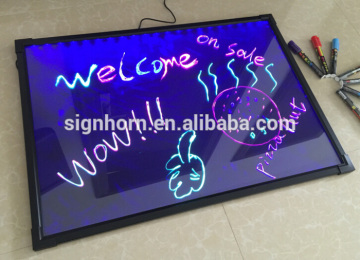 full colour flash acrylic panel writing led board