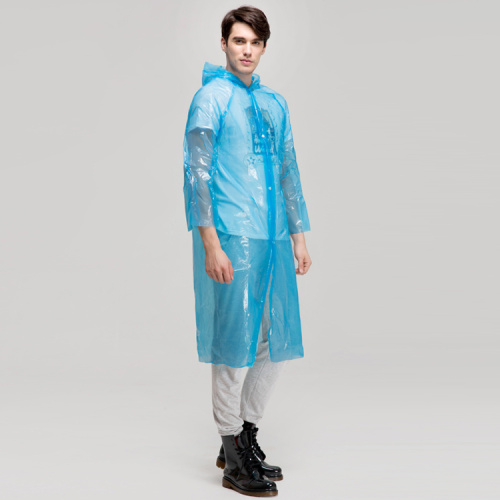 PE Raincoat for Promotion Fishing and Travelling