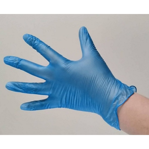 Powder Free Blue Vinyl Gloves