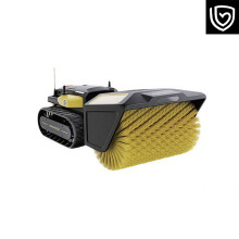 Sweeping thin snow debris machine