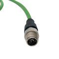 X Código M12 a RJ45 CAT6A Cable industrial