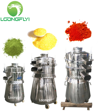 Rice grain flour ultrasonic round sieving machine