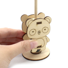 DIY Bear Dancing Model Wooden Puzzle: An Engaging STEM Toy and Science Experiment