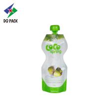 Coconut water packaging with spout