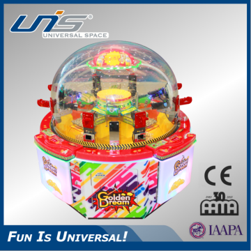 UNIS arcade machines coin pusher Golden Dream coin pusher machine for sale casino arcade machine