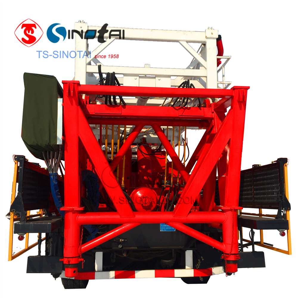API oil and gas XJ550 ZJ15 truck-mounted drilling rig &workover rig