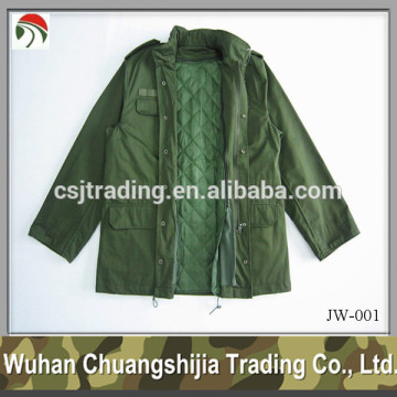 military polyester cotton winter jacket