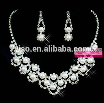 fresh water pearl wedding traditional necklace set