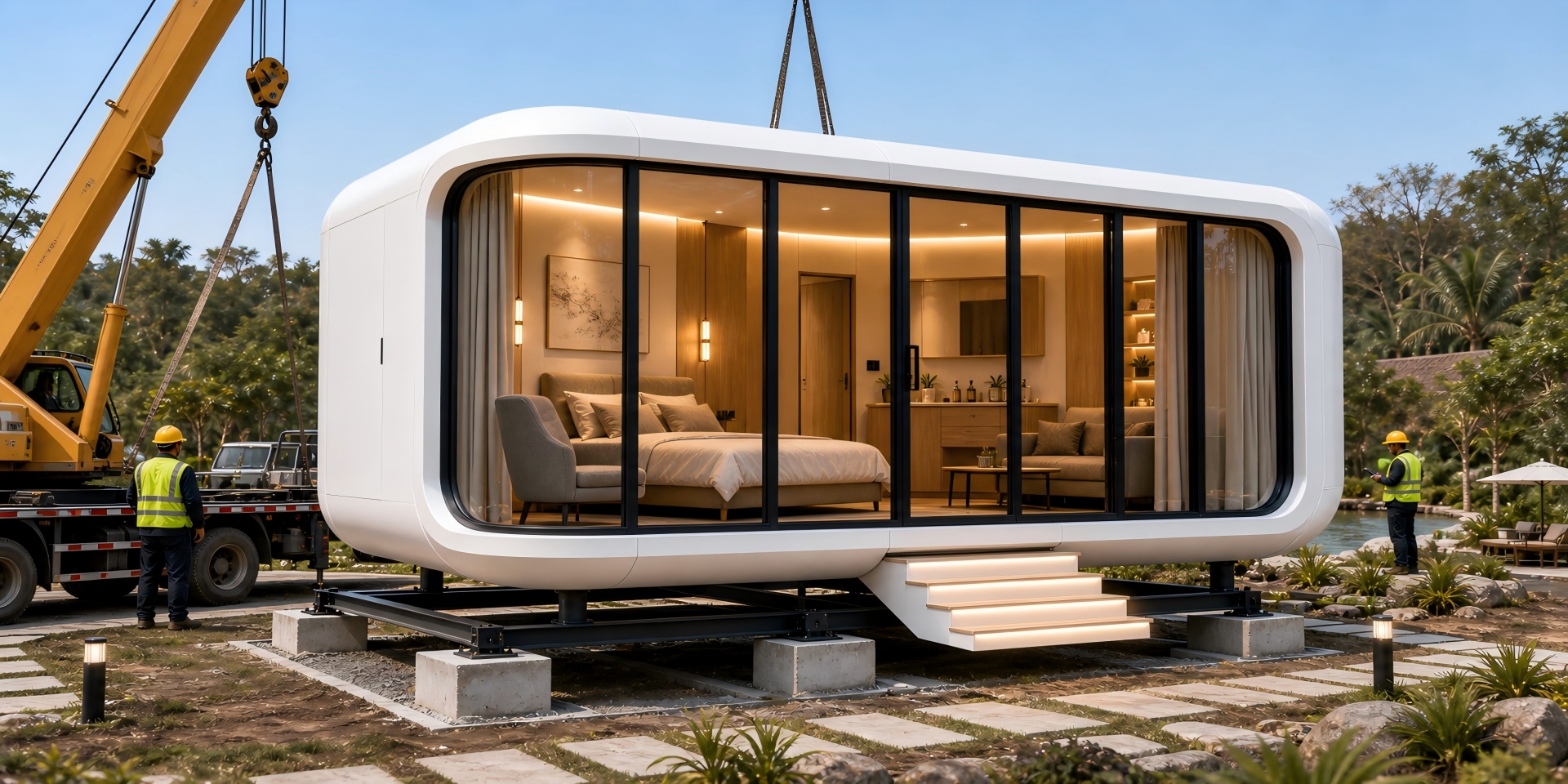 поддержка-экспорта-установки-дома-космической капсулы space-capsule-house-export-installation-support