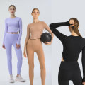 Nieuwe sexy ladies gym sport lagen tops