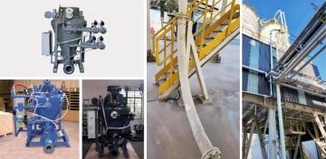 Pneumatic conveyor for food processing