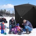 Pop-up Tenda per riparo per la pesca a ghiaccio di 3-4 persone