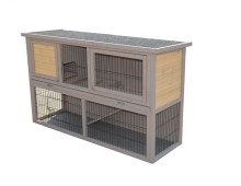 Outdoor Large Wooden Rabbit Hutch: Pet Cages and Carriers
