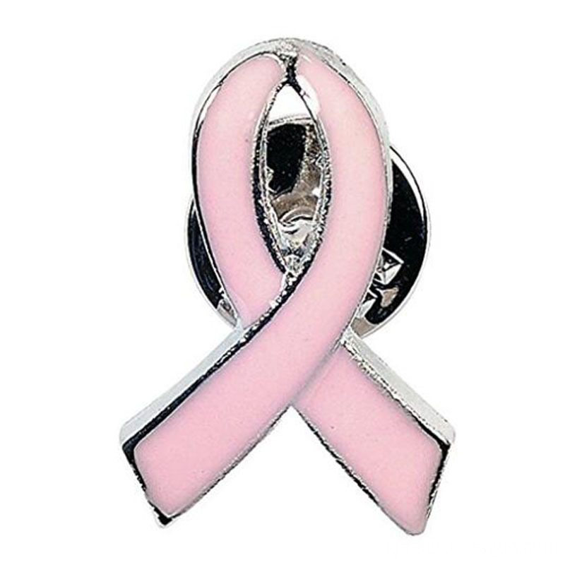 Fun Express Pink Ribbon Awareness Pins