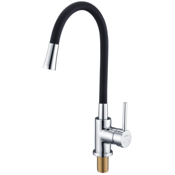 Faucet Dink Mounted Sink Kitchen Dengan Warna Hitam