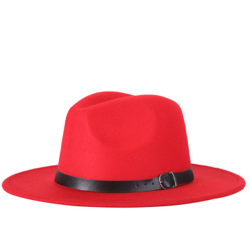 Woolen jazz hat fashion bonnet Felt Panama Hat