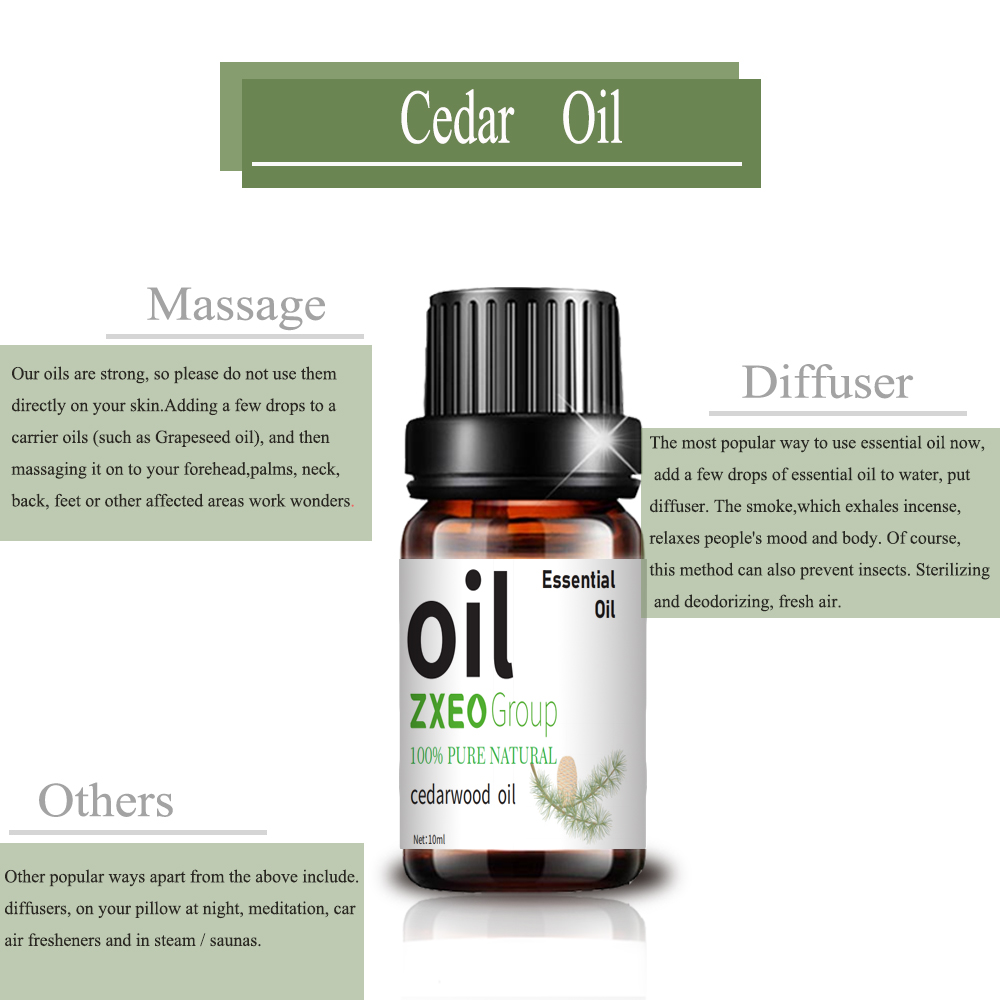 Cedarwood Oil Cedar Wood Essential Oil For Skin Care