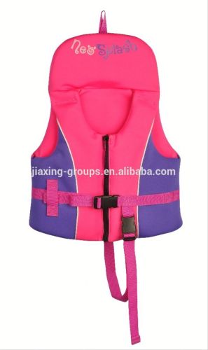 Inflatable pvc water life vest for kids.OEM orders are welcome.