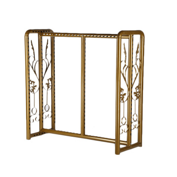 Retro Luxury Wrought Iron Clothes Display Rack
