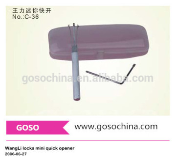 1-09 GOSO LOCKSMITH TOOLS ----WANGLI TOOL TO OPEN LOCK