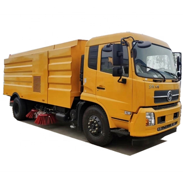 Brand New Parking Lot Four Brush Broom Road Sweeper Dongfeng 12cbm street Sweeper vacuum Truck for Sale