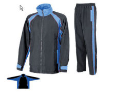 Black Tracksuits Sportswear Long Sleeve For Training