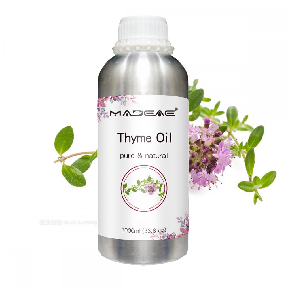 2024 Huile de thym en vrac en gros dans l&#39;huile essentielle de thym naturel pure