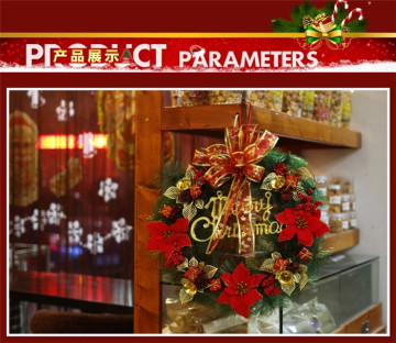 high quality Christmas wreaths 30cm 40cm 50cm high quality artificial pine wreaths