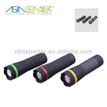 ABS rubber Fashion 1W LED torch light