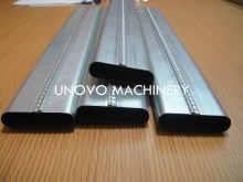 unovo cold rolled steel flat oval tube