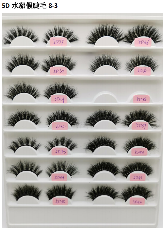 Megalook Top Quality  20mm 5D Mink False Eyelashes Vendor with Custom Eyelash Packaging