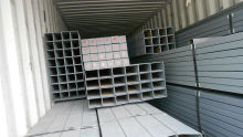 Hot Rolled Square Welded Steel Tube , Prefabricatesteel Tube