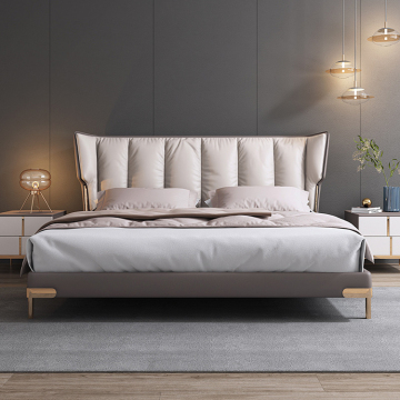 Bedroom furniture king size bed frame upholstered