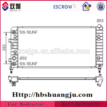 Car radiator for abroad