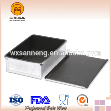 Saneng Supply Square Perforated Teflon Non-stick Al.Alloy Loaf Pan