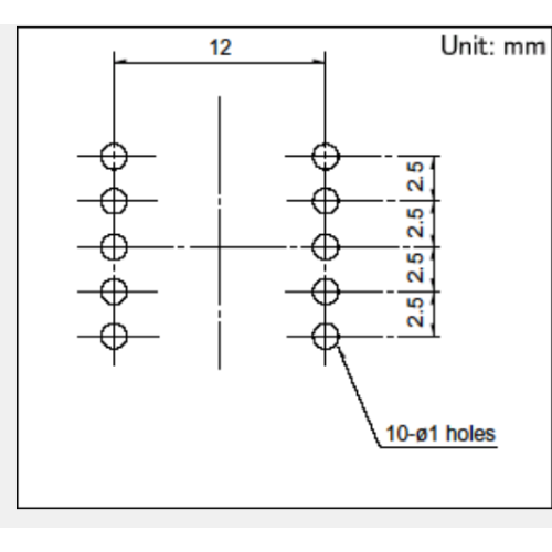 9 contact corresponding to vertical type