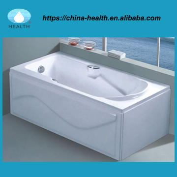 Corner style acrylic bathtub