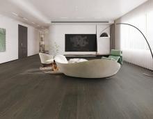 Wooden Oak Multilayer Engineered Wood Flooring dark color